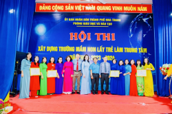 HỘI THI XÂY DỰNG TRƯỜNG MẦM NON LẤY TRẺ LÀM TRUNG TÂM CẤP THÀNH PHỐ NĂM HỌC 2023-2024