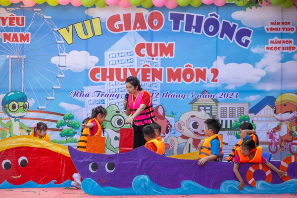 CHƯƠNG TRÌNH GIAO LƯU "BÉ VUI GIAO THÔNG" CỤM 2