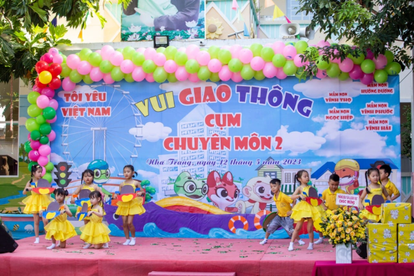CHƯƠNG TRÌNH GIAO LƯU "BÉ VUI GIAO THÔNG" CỤM 2
