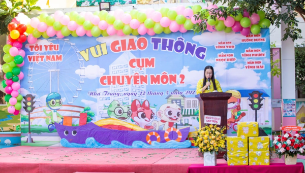 CHƯƠNG TRÌNH GIAO LƯU "BÉ VUI GIAO THÔNG" CỤM 2