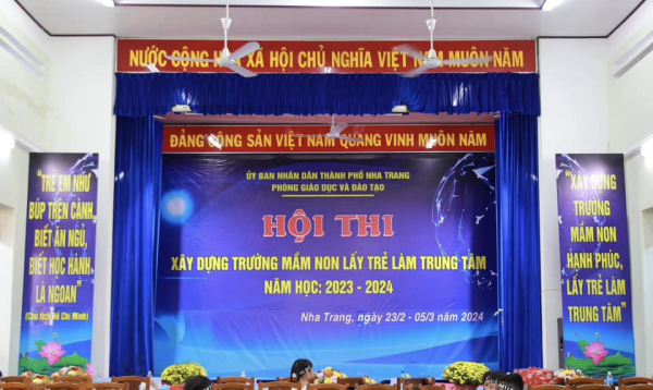 XÂY DỰNG TRƯỜNG MẦM NON LẤY TRẺ LÀM TRUNG TÂM CẤP THÀNH PHỐ NĂM HỌC 2023-2024