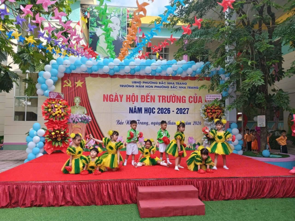 TRƯỜNG MN PHƯỜNG BẮC NHA TRANG CHÀO ĐÓN NĂM HỌC MỚI 2026-2027 