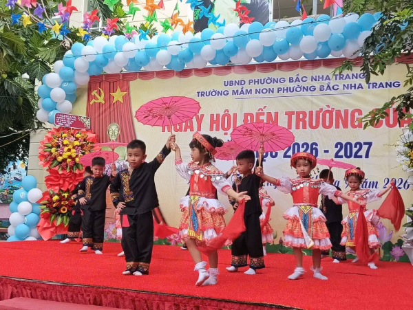 TRƯỜNG MN PHƯỜNG BẮC NHA TRANG CHÀO ĐÓN NĂM HỌC MỚI 2026-2027 