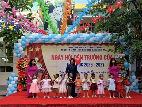 TRƯỜNG MN PHƯỜNG BẮC NHA TRANG CHÀO ĐÓN NĂM HỌC MỚI 2026-2027 