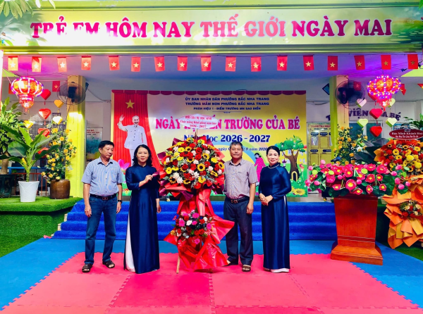 TRƯỜNG MN PHƯỜNG BẮC NHA TRANG CHÀO ĐÓN NĂM HỌC MỚI 2026-2027 
