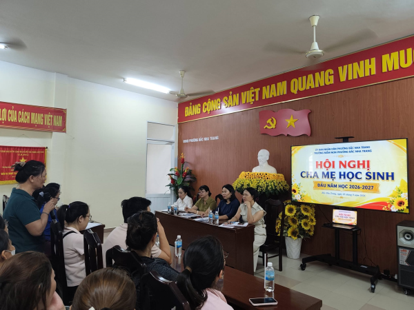 HỘI NGHỊ CHA MẸ HỌC SINH ĐẦU NĂM HỌC 2026 – 2027