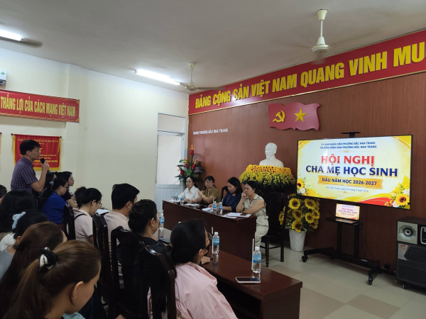 HỘI NGHỊ CHA MẸ HỌC SINH ĐẦU NĂM HỌC 2026 – 2027