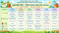 THỰC ĐƠN TUẦN 7 (Từ ngày 19/10/2026 đến ngày 24/10/2026), NĂM HỌC 2026-2027